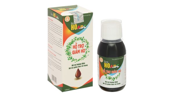 Siro ABC hỗ trợ giảm ho, loãng đờm chai 100ml