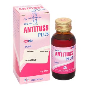 Siro ho Antituss Plus trị ho do cảm cúm, viêm phổi, viêm phế quản chai 60ml