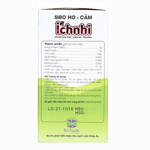 Siro Ho - Cảm Ích Nhi hỗ trợ giảm ho, tăng đề kháng hộp 30 gói x 5ml