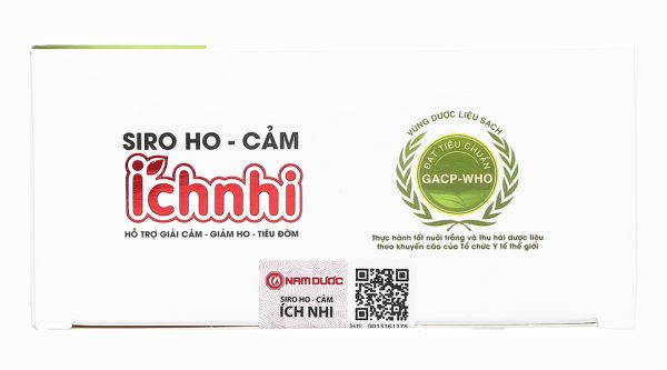 Siro Ho - Cảm Ích Nhi hỗ trợ giảm ho, tăng đề kháng hộp 30 gói x 5ml