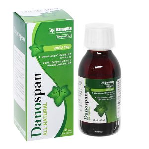 Siro Danospan trị viêm đường hô hấp cấp có kèm ho, viêm phổi mạn tính chai 100ml