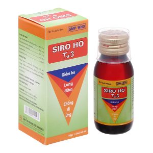 Siro ho TW3 giảm các triệu chứng ho do cảm lạnh, cảm cúm, dị ứng chai 60ml