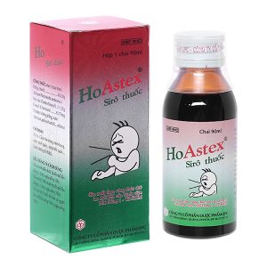 Siro HoAstex trị ho, giảm ho trong viêm họng, viêm phế quản, khí quản chai 90ml