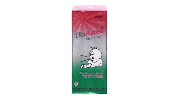 Siro HoAstex trị ho, giảm ho trong viêm họng, viêm phế quản, khí quản chai 90ml