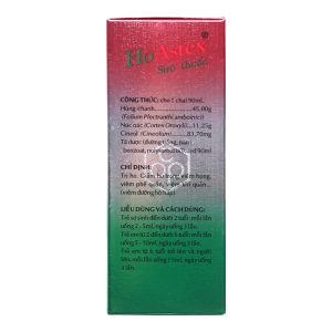 Siro HoAstex trị ho, giảm ho trong viêm họng, viêm phế quản, khí quản chai 90ml