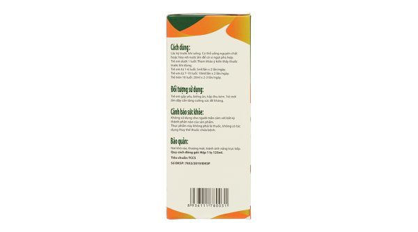 Siro Kiddy ABC giúp ăn ngon, nâng cao sức đề kháng chai 125ml
