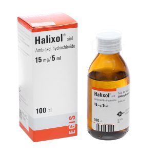 Siro Halixol 15mg/5ml điều trị bệnh đường hô hấp, tan đàm trong viêm mũi họng chai 100ml