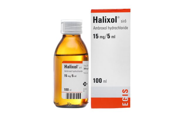 Siro Halixol 15mg/5ml điều trị bệnh đường hô hấp, tan đàm trong viêm mũi họng chai 100ml