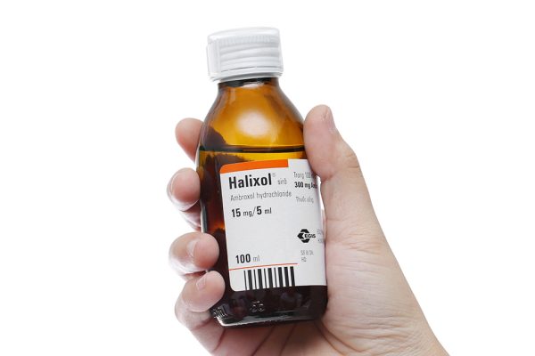 Siro Halixol 15mg/5ml điều trị bệnh đường hô hấp, tan đàm trong viêm mũi họng chai 100ml