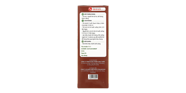 Siro Ong Nâu hỗ trợ giảm ho, bổ phổi chai 100ml