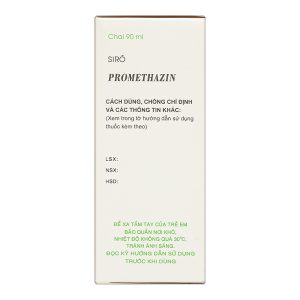 Siro Promethazin trị các triệu chứng viêm mũi dị ứng, mày đay chai 90ml