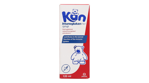 Siro Kan Imunoglukan P4H hỗ trợ tăng đề kháng cho bé chai 120ml