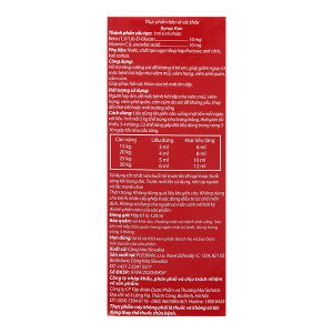 Siro Kan Imunoglukan P4H hỗ trợ tăng đề kháng cho bé chai 120ml