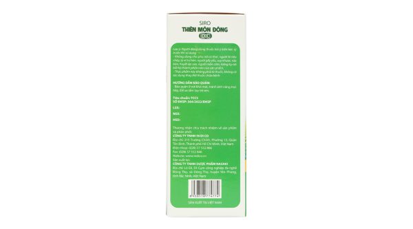 Siro Thiên Môn Đông DC giảm ho, giảm đau rát họng chai 125ml