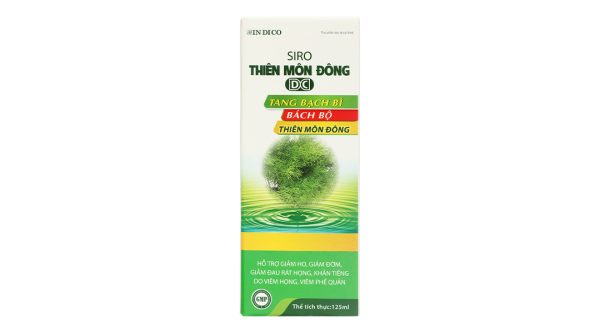 Siro Thiên Môn Đông DC giảm ho, giảm đau rát họng chai 125ml