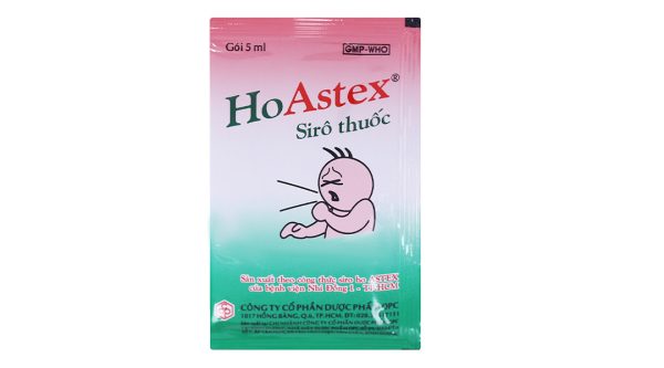 Siro HoAstex trị ho, viêm phế quản (30 gói x 5ml)