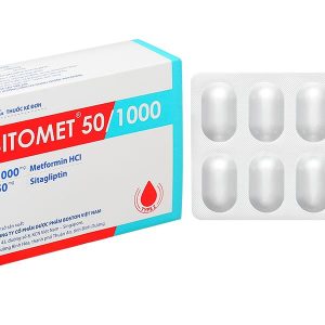 Sitomet 50/1000 hỗ trợ kiểm soát đường huyết ở bệnh nhân đái tháo đường (3 vỉ x 10 viên)