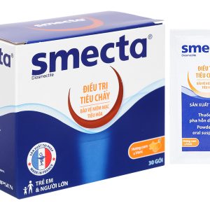 Bột pha hỗn dịch uống Smecta 3g trị các triệu chứng tiêu chảy cấp (30 gói x 3.76g)