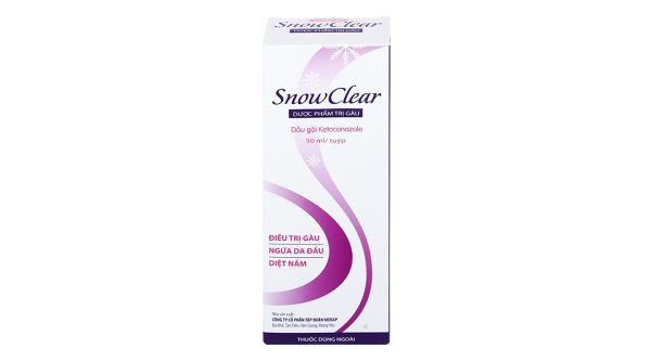Dầu gội Snow Clear trị gàu, viêm da tiết bã nhờn tuýp 50ml
