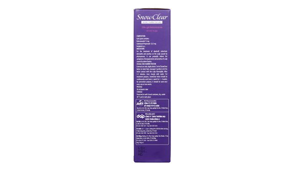 Dầu gội Snow Clear trị gàu, viêm da tiết bã nhờn tuýp 50ml