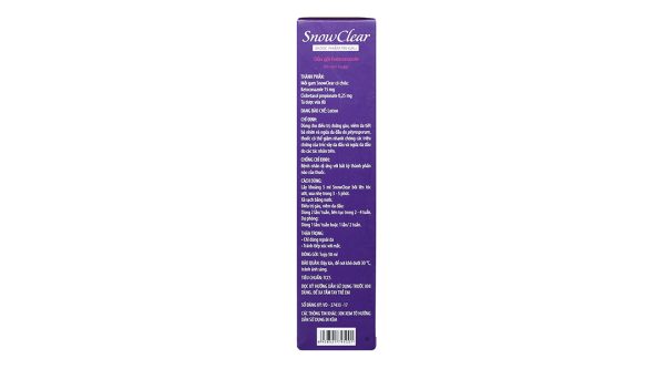 Dầu gội Snow Clear trị gàu, viêm da tiết bã nhờn tuýp 50ml