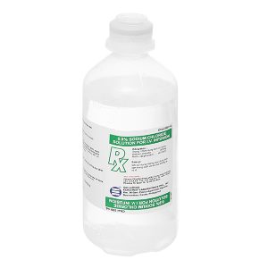Dịch truyền 0.9% Sodium Chloride Solution Euro-Med bổ sung muối, nước chai 500ml