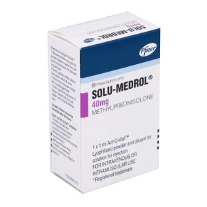 Bột pha tiêm Solu - Medrol 40mg thuốc kháng viêm lọ 1ml