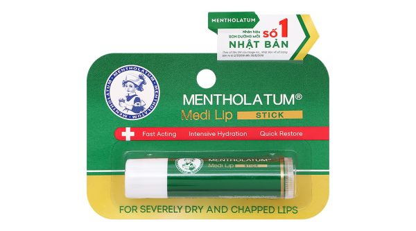 Son dưỡng môi Mentholatum Medi Lip Stick mịn màng, giảm khô môi cây 4.3g