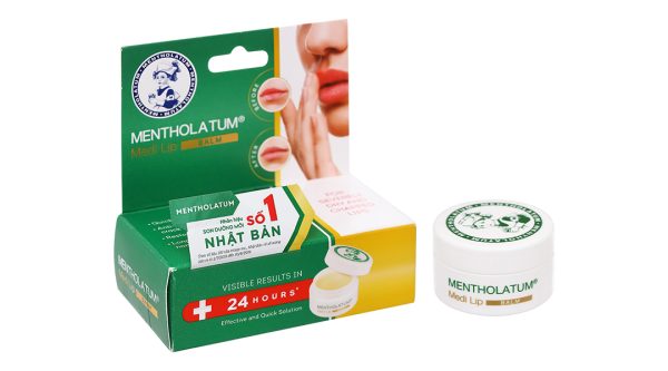 Sáp dưỡng môi Mentholatum Medi Lip Balm dành cho môi khô, nứt nẻ hũ 7g