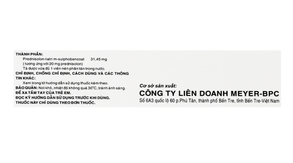 Soredon NN 20 hỗ trợ chống viêm và ức chế miễn dịch (3 vỉ x 10 viên)