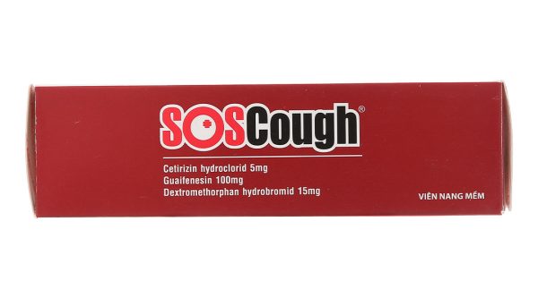 SOSCough trị ho khan, ho do kích ứng (3 vỉ x 10 viên)
