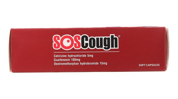 SOSCough trị ho khan, ho do kích ứng (3 vỉ x 10 viên)
