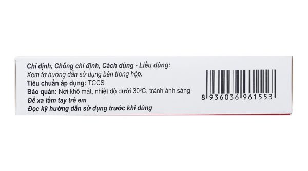 Thuốc mỡ bôi da Sovalimus 0.1% trị chàm thể tạng tuýp 10g
