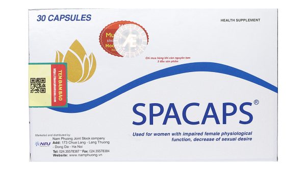 Spacaps hỗ trợ cải thiện chức năng sinh lý nữ hộp 30 viên
