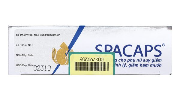 Spacaps hỗ trợ cải thiện chức năng sinh lý nữ hộp 30 viên