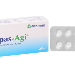 Spas-Agi 40mg chống đau do co thắt cơ trơn ở đường tiêu hóa (3 vỉ x 10 viên)