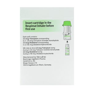 Dung dịch hít Spiolto Respimat 2.5mcg/2.5mcg trị tắc nghẽn phổi mãn tính bình 30 liều xịt