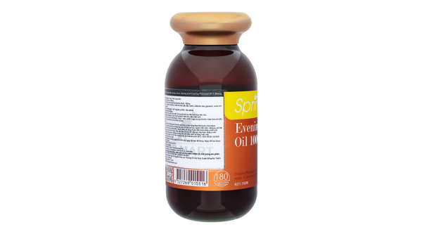 SpringLeaf Evening Primrose Oil 1000mg giúp giảm các triệu chứng mãn kinh lọ 180 viên