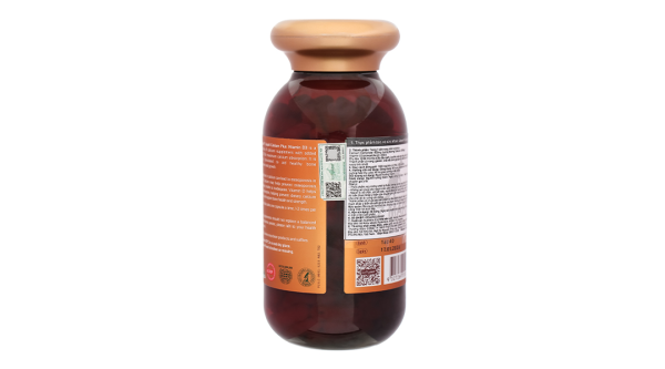 SpringLeaf Liquid Calcium Plus Vitamin D3 bổ sung canxi, vitamin D3 lọ 200 viên