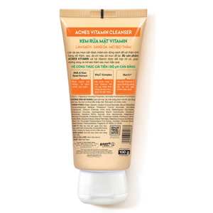 Kem rửa mặt Acnes Vitamin sáng da, mờ vết thâm tuýp 100g
