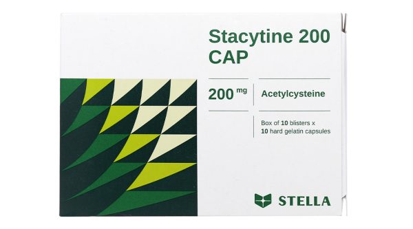 Stacytine 200 Cap tiêu nhầy trong bệnh lý hô hấp (10 vỉ x 10 viên)