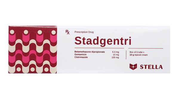 Kem bôi Stadgentri trị nấm, bệnh về da có biến chứng nhiễm trùng tuýp 10g