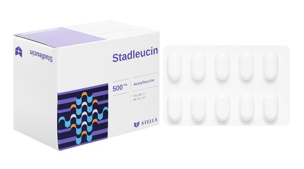 Stadleucin 500mg trị triệu chứng chóng mặt (10 vỉ x 10 viên)