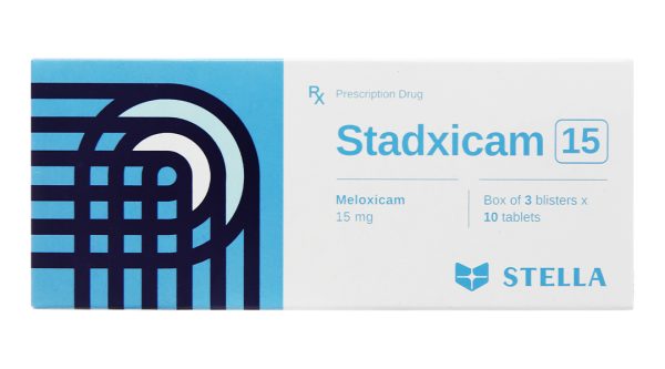 Stadxicam 15mg trị viêm xương khớp (3 vỉ x 10 viên)