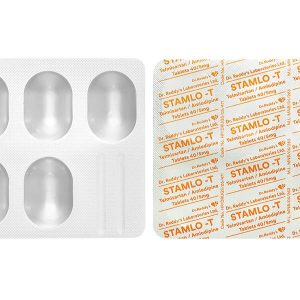Stamlo-T 40/5mg điều trị tăng huyết áp vô căn (4 vỉ x 7 viên)