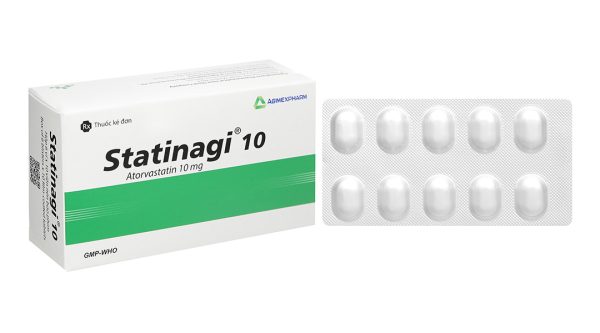Statinagi 10 trị rối loạn mỡ máu (6 vỉ x 10 viên)