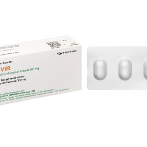 Stemvir 300mg trị nhiễm HIV-1, viêm gan B (3 vỉ x 4 viên)
