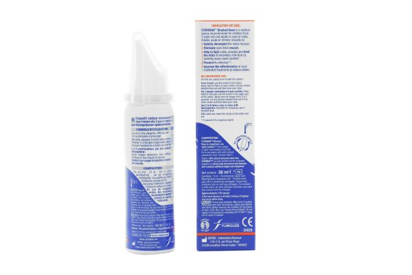Dung dịch xịt mũi Sterimar Blocked Nose hỗ trợ giảm viêm mũi chai 50ml