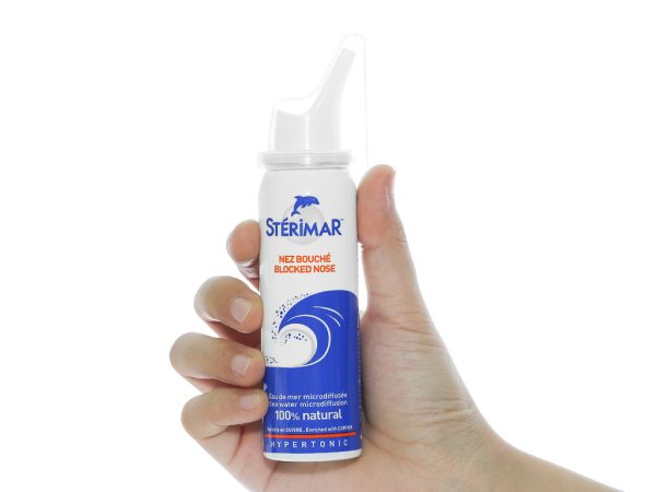 Dung dịch xịt mũi Sterimar Blocked Nose hỗ trợ giảm viêm mũi chai 50ml