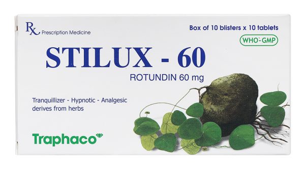 Stilux-60 giảm lo âu, căng thẳng (10 vỉ x 10 viên)